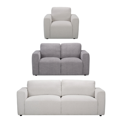 Lugano Sofa, Loveseat & Chair Bundle