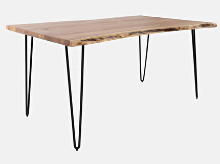 LIVE EDGE HAIRPIN DESK