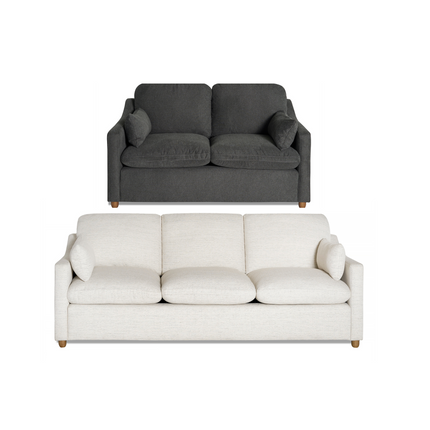 My Cloud Slope Sofa & Loveseat Bundle