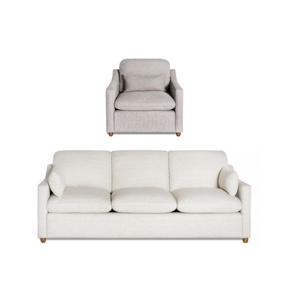 My Cloud Slope Sofa & Chair Bundle