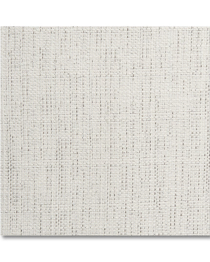 A textured surface with a woven pattern like coarse fabric, featuring intersecting horizontal and vertical lines. The backdrop is light off-white, forming a subtle grid-like appearance. Ideal for Free Fabric Swatches.