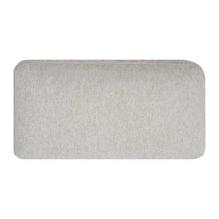 My Cloud Pillow, in a soothing light gray with softly rounded corners and a textured surface, centered against a plain white background, complements any sectional sofa.