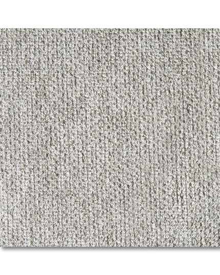 This is a close-up of a square piece from the Free Fabric Swatches collection, showcasing light gray carpet with a textured looped fiber pattern. Its even texture and neutral color provide a soft, uniform appearance, ideal for flooring applications.