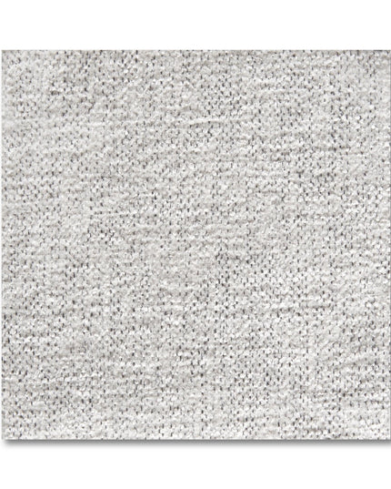 Close-up of a textured light gray fabric swatch from the Free Fabric Swatches collection, featuring woven, slightly speckled fibers densely packed for a soft and cozy appearance against a plain white background.