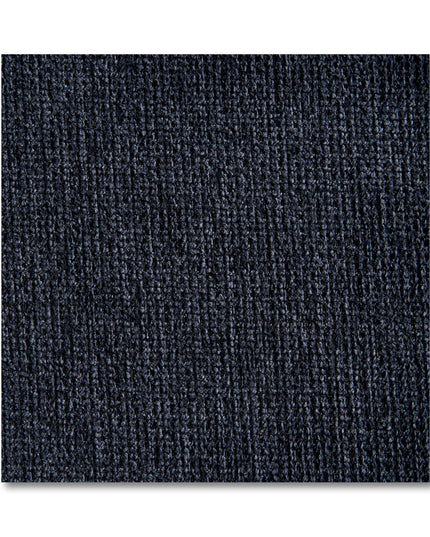 A square piece of dark gray textured carpet with vertical ribbed patterns, featured on a white background, is available as part of the Free Fabric Swatches.